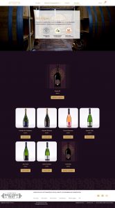 Site e-commerce champagne Bukaczewski Collet