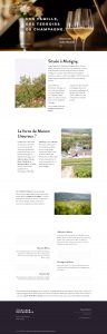 Site internet professionnel présentation de la maison Lheureux